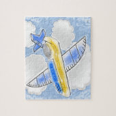 Vliegvliegtuig Legpuzzel (Verticaal)