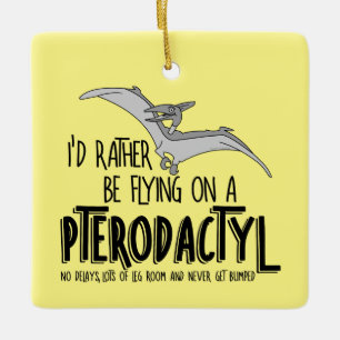 Vliegvliegtuig Pterodactyl Dinosaur Keramisch Ornament