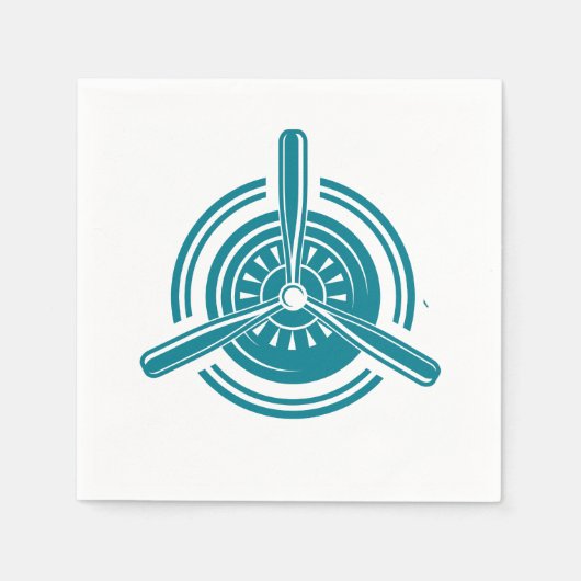 Vliegvliegtuig Servet (Voorkant)