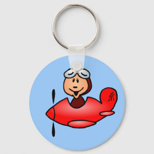 Vliegvliegtuig Sleutelhanger
