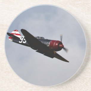 Vliegvliegtuig Zandsteen Onderzetter