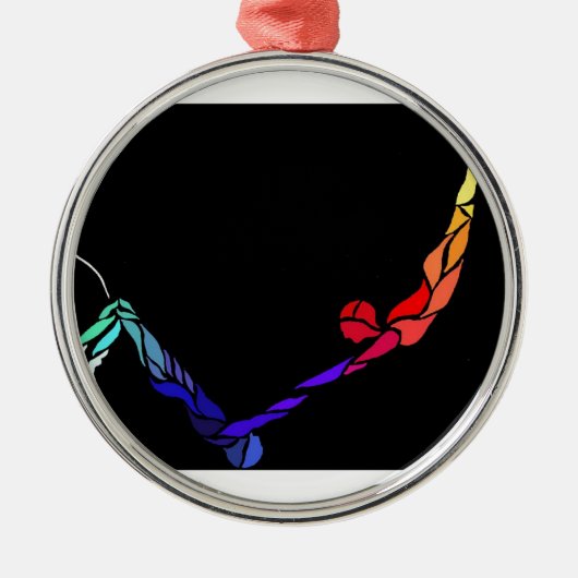 Vliegvloervanger Metalen Ornament (Voorkant)