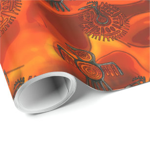Vliegvlucht 2 Native American Cadeaupapier