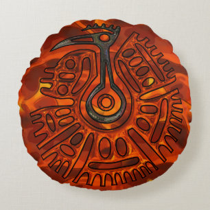 Vliegvlucht 2 Native American Rond Kussen