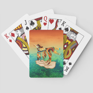 Vliegvlucht Pokerkaarten
