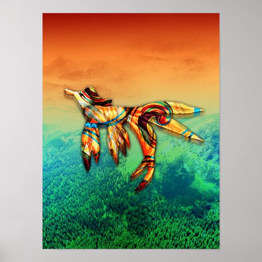 Vliegvlucht Poster (Voorkant)