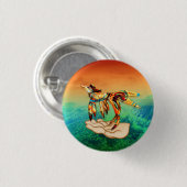 Vliegvlucht Ronde Button 3,2 Cm (Voorkant /achterkant)