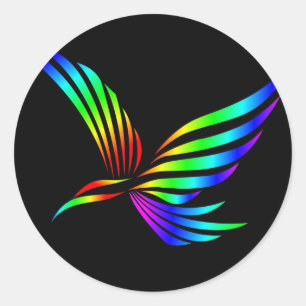 Vliegweg Ronde Sticker