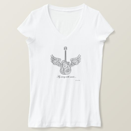 Vliegweg T-shirt (Design voorkant)