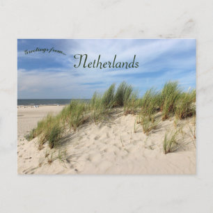Vlieland Strand Duinen Nederland Briefkaart