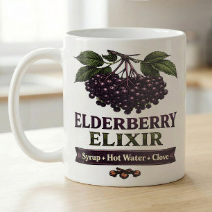 Vlierbessie-Elixir Gezellige Winterrecept Koffiemok