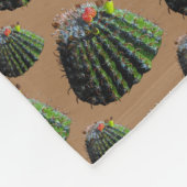 Vliesdeken met vatcactus fleece deken (Hoek)