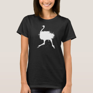 Vliesloze vogelornithologie - Wildife Emu Ostrich T-shirt
