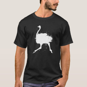 Vliesloze vogelornithologie - Wildife Emu Ostrich T-shirt