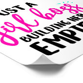 VLIJ, KOUD MEISJES, TYPOGRAFIE POSTER/AFDRUKKING POSTER (Hoek)