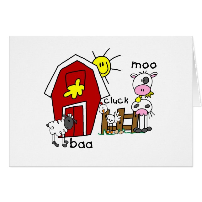 Vlik Afbeelding Farm Animals (Voorkant Horizontaal)