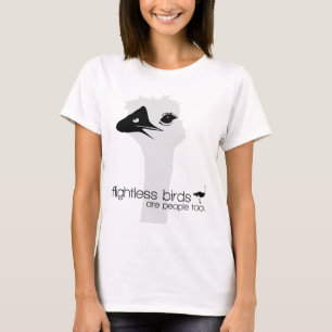 Vlikloze vogelreeks t-shirt
