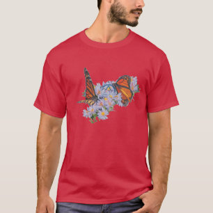 vlinder3 met cirkel driehoek 19 t-shirt