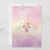 Vlinder 1e 2e 3e 4e 5e 6e 7e 8e Verjaardag Kaart (Achterkant)