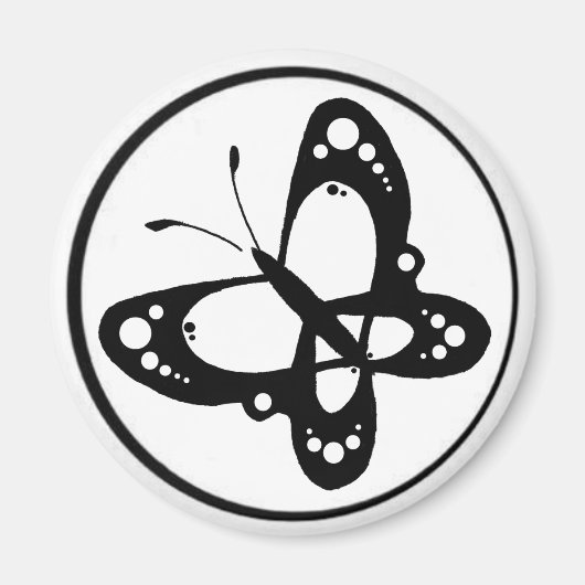 vlinder 221 magneet (Voorkant)