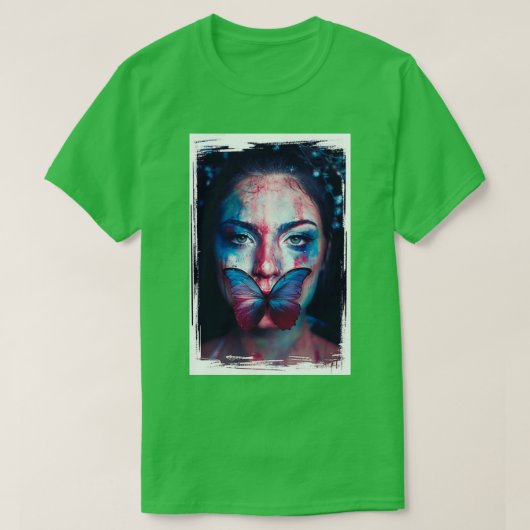 vlinder 501 t-shirt (Design voorkant)