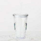 Vlinder Acryl Drinkbeker (Rechts)