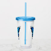 Vlinder Acryl Drinkbeker (Rechts)