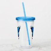 Vlinder Acryl Drinkbeker (Links)