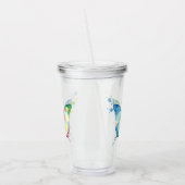 Vlinder Acryl Drinkbeker (Links)
