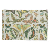 Vlinder  Antiek Vlinders Art Kussensloop (Achterkant)