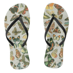 Vlinder Antiek Vlinders Art Teenslippers