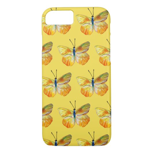 Vlinder Apple iPhone 8/7, nauwelijks daar Case-Mate iPhone Case (Achterkant)