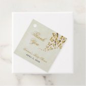 Vlinder Baby Shower Bedankjes Labels (In situ)