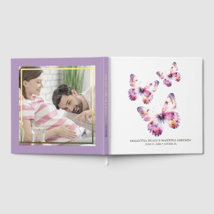 Vlinder baby shower gastboek gastenboek