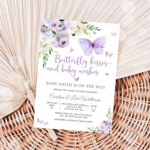 Vlinder Baby Shower Uitnodiging