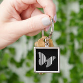 VLINDER BAR CODE Vlinders Patroon Ontwerp Sleutelhanger (Hand)