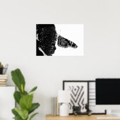vlinder blacq poster (Thuiskantoor)