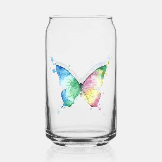 Vlinder Blikvorm Glas (Voorkant)