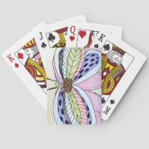 Vlinder Bloem Blank