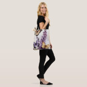 Vlinder Bloem Draagtas (Op model)