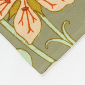 Vlinder Bloemen Botanisch Kleurrijk Fleece Deken (Hoek)