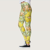 Vlinder Bloemen Botanisch Kleurrijk Leggings (Links)