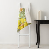 Vlinder Bloemen Botanisch Kleurrijk Sherpa Deken (In situ)