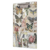Vlinder Bloemen Ephemera Decoupage Klembord (Links)