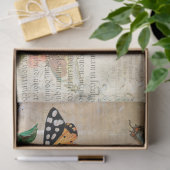  vlinder botanische ephemera ontkoppeling tissuepapier (Geschenk)