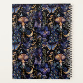 Vlinder Botanische Hemelse Mystieke Patroon Planner (Achterkant)