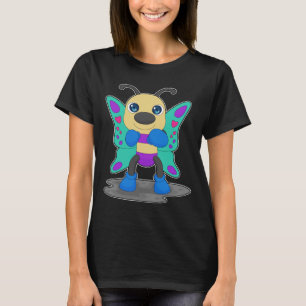 Vlinder Boxer Bokshandschoenen Boksen T-shirt