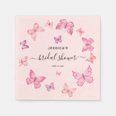 Vlinder Bruiloft Feest Decoratie Servet (Voorkant)