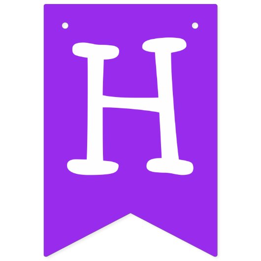 Vlinder bunting banner (Tweede vlag)