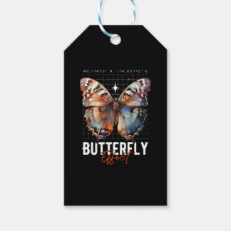vlinder cadeaulabel
